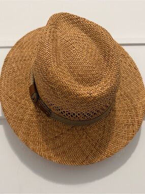 Vintage JHats Straw Sunhat with Buckle Detail One Size Fits All Resortwear Beach